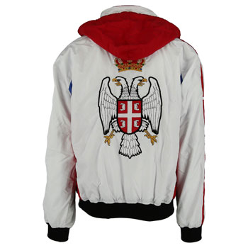 Vezena jakna Srbija - bela-1