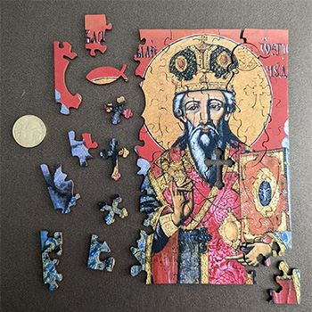 Sveti Vasilije Ostroški – mala drvena slagalica