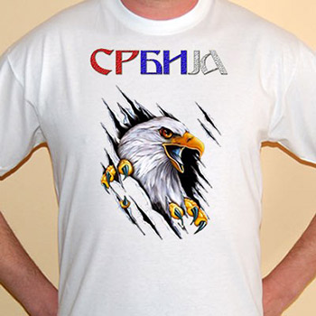 T-shirt Eagle Serbia