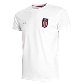 White T-shirt of the water polo national team of Serbia-1