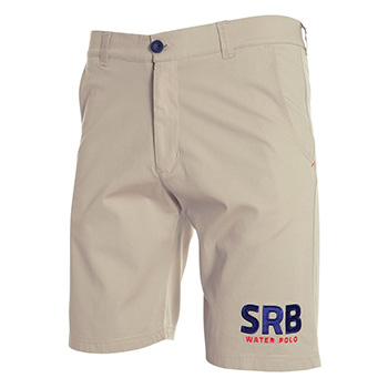 Serbia waterpolo beige bermuda pants