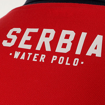 Offical polo shirt of Serbia waterpolo team 2023 - red-2