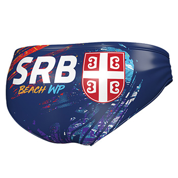 Official Beach waterpolo trunks Serbian national team 2023-1