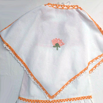 Etno komplet - haljinica i ogrtač (za devojčice do 4 godine) VK-002-1