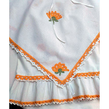 Etno komplet - haljinica i ogrtač (za devojčice do 4 godine) VK-002-3