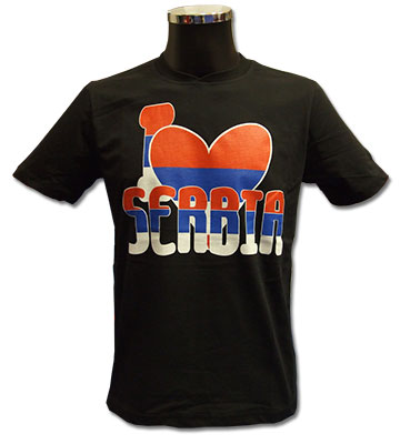 FAS T-shirt I love Serbia