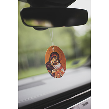 Scented icon for car - Mother of God-2