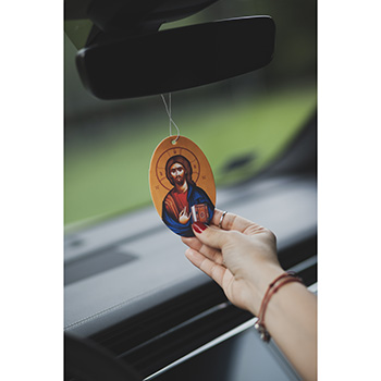 Мирисна икона за кола - Исус Христ-2