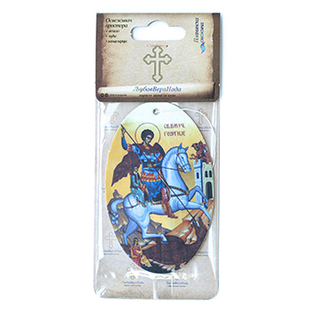 Scented icon for car - St. George-1