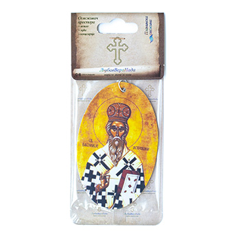 Scented icon for car - St. Basil of Ostrog-1