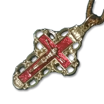 Ogrlica sa crvenim krstom