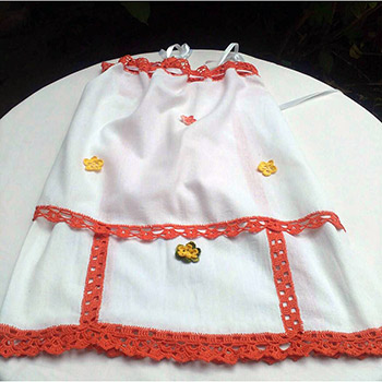 Ethno robe (for girls up to 4 years) VO-006-1