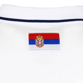 Пеак поло мајица кошаркашке репрезентације Србије 2023 - бела-2