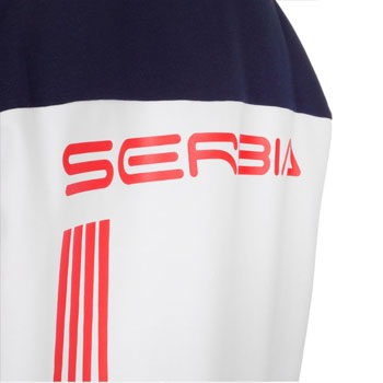 Peak Serbia olympic commitee tracksuit for OG in Paris - navy/white-2