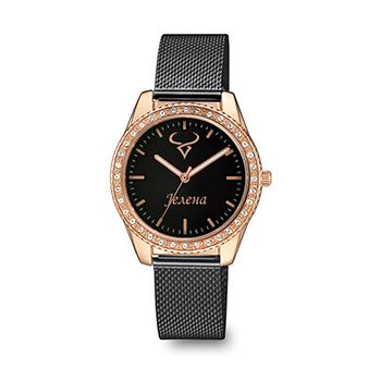 Personalized womens wristwatch (horoscope sign and name) Q&Q QZ59BV-2