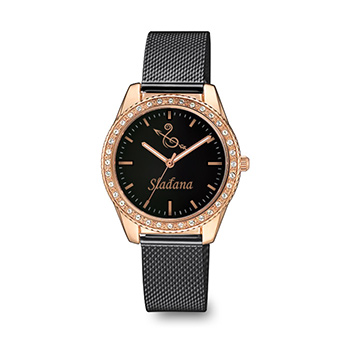 Personalized womens wristwatch (horoscope sign and name) Q&Q QZ59BV-8