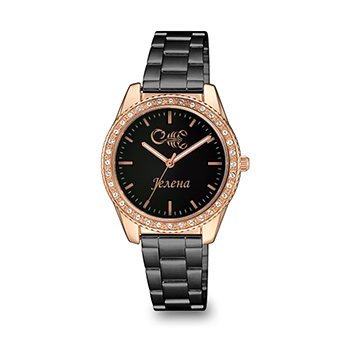 Personalized womens wristwatch (horoscope sign and name) Q&Q QZ59B-7