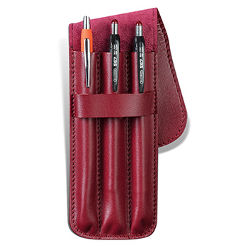 Pen case for three pens with optional engraving-1