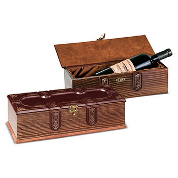 Leather box for bottle-1