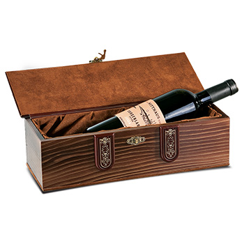Leather box for bottle-2