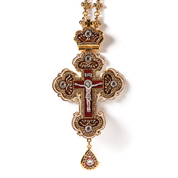 Gold plated pectoral cross