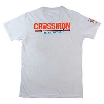 White T-shirt for training Crossiron Serbia-1