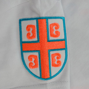 White T-shirt for training Crossiron Serbia-4