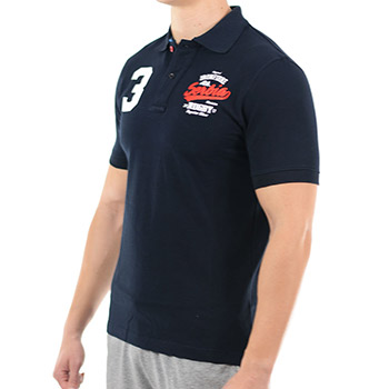Navy blue polo shirt Rugby Serbia-3