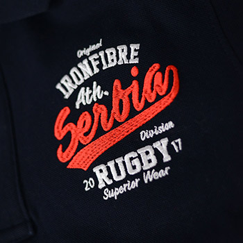 Navy blue polo shirt Rugby Serbia-4