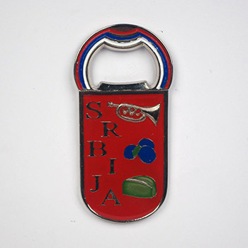 Magnet-otvarač simboli Srbije - crveni