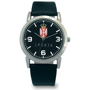 Ручни сат Грб Србије са круном Q662