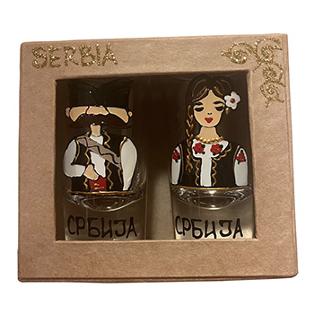 Set of 2 glasses for brandy 