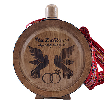 Wooden flask 