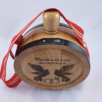 Wooden flask 