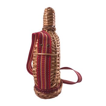 Flask braided with wicker 0.75 l-2