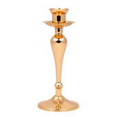 Brass candlestick 23 cm