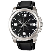 Wristwatch CASIO 4S and cross (black) MTP-1314L