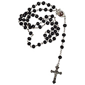 Black rosary 47cm