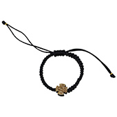 Rosary for babies with icon - black