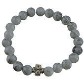 Stone rosary - gray