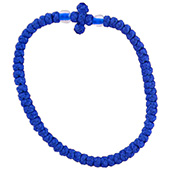 Blue Greek Rosary for babies