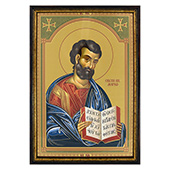 Icon of Holy Evangelist and Apostle Mark 33x23cm framed