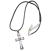 Necklace with a cross 4x2.5cm