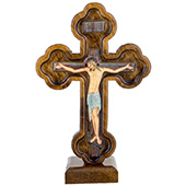 Wooden cross for table 20x13cm