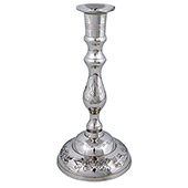 Nickel-plated candlestick 