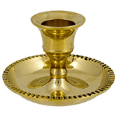 Brass candlestick 6cm