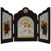 Триптих Пресвета Богородица 24x17цм