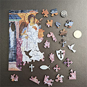 White Angel – small wooden puzzle