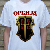 T-shirt Serbia 4S - model A