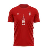 Peak Serbia olympic commitee Tshirt for OG in Paris - red